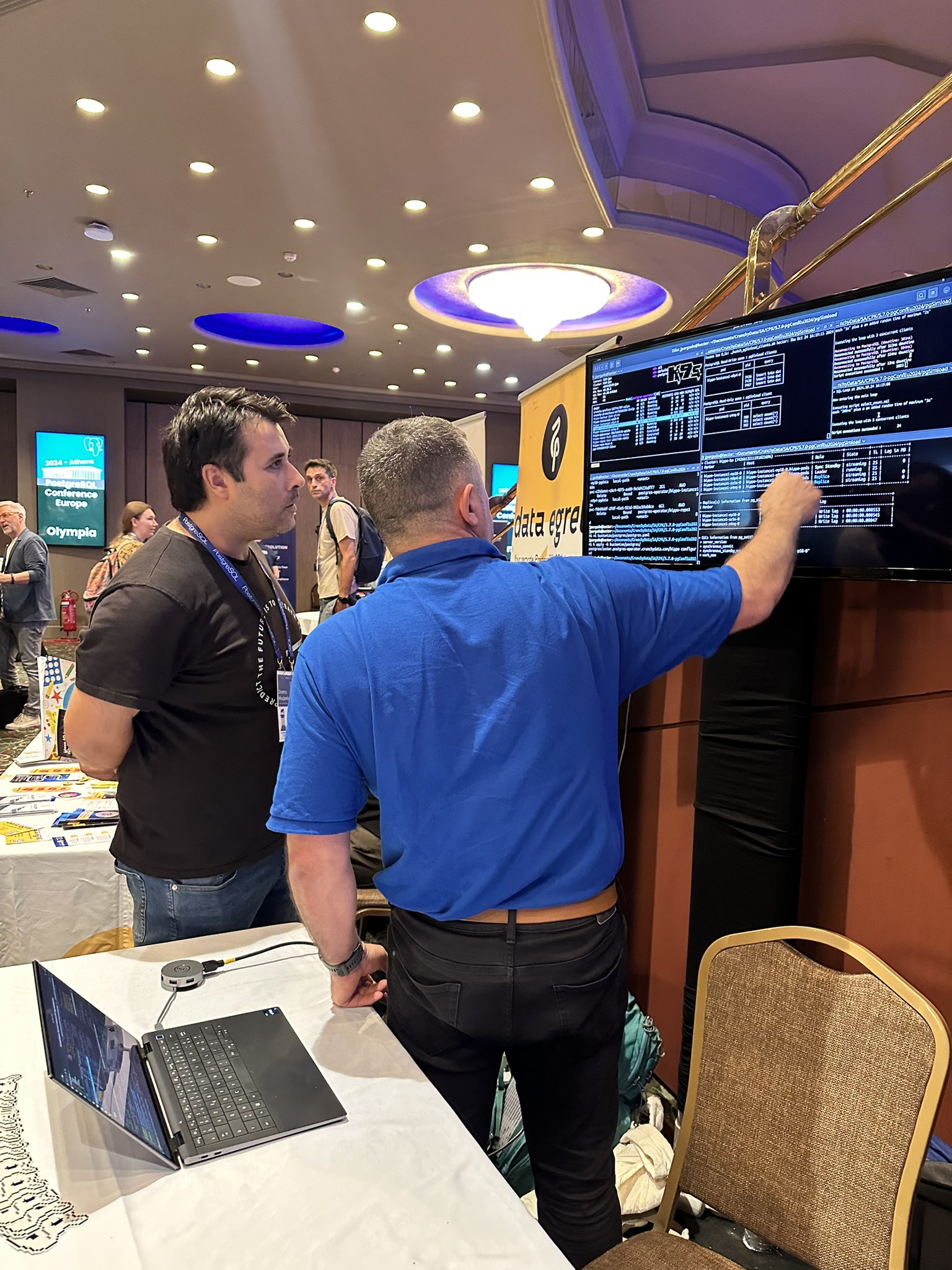 pgSimload in action at PG EU 2024 in Athens